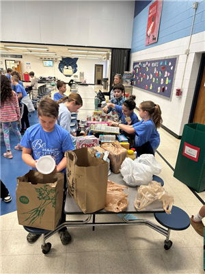 Cornelius Elementary's Food Drive